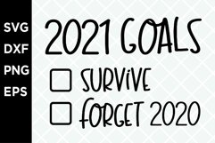 2021 Goals SVG Product Image 1