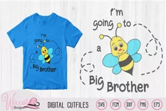 Big Brother svg, kids svg, Bee quote svg, word pun svg, Product Image 1