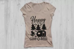Happy Campoween Svg, Halloween Svg, Camping Svg, Camper Svg. Product Image 2