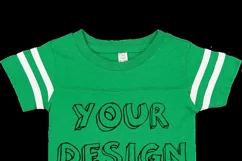 Infant Football Bodysuit Mockups - 12 |PNG|Front/Back - V1 Product Image 8