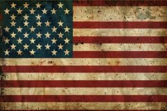 American flag waving showing concept of patriotism and freed Product Image 1