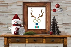 Christmas SVG Cut File - Boy Reindeer SVG File Product Image 8