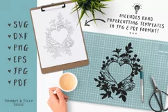 Floral No.8 Design - Cut File SVG EPS DXF PNG PDF JPG Product Image 6
