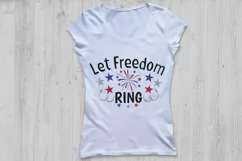Let Freedom Ring SVG, 4th Of July SVG, Memorial Day SVG. Product Image 2