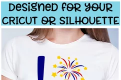LOVE Fireworks - A 4th of July Cricut Cut File Product Image 2
