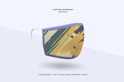 Cotton Face Mask Mockup Template Product Image 1