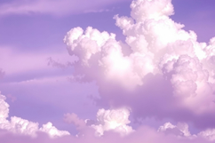 Purple Sky With Clouds Background Product Image 1