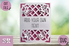 3D Birthday card blank insert design| Paper cutting |Cricut Product Image 3