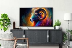 Samsung Frame TV Art, Zodiac Sign Aries Set of 4 Product Image 2