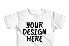 American Apparel 2105W Kids T-shirt Mock Ups - 10|PNG Product Image 9