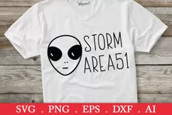 SALE! Storm area 51 svg, aliens svg, alien svg, area 51 svg Product Image 1