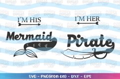 Pirates- I'm his mermaid - I'm her pirate Product Image 1