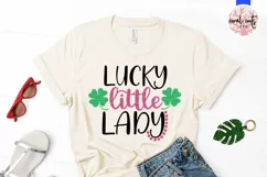 Lucky little lady - St. Patrick's Day SVG EPS DXF PNG Product Image 2