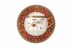 Luxury ceramic tableware isolated on the white background Product Image 1