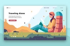 Traveling Alone - Banner &amp; Landing Page Product Image 1