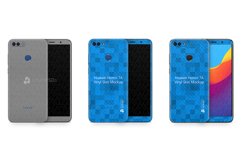 Honor 7A Vinyl Skin Design Mockup 2018 Product Image 1