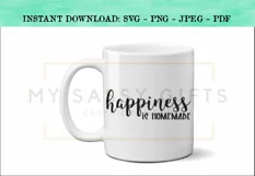 Happiness Is Homemade Farmhouse SVG Design Product Image 4