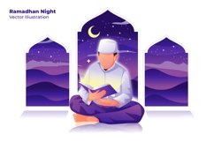 Ramadhan Night - Vector Illustration Product Image 1