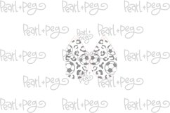 Soccer Leopard Teardrop Laser Engrave Earring Download Product Image 2