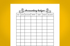 Amazon kdp accounting ledger interior for kindle publisher Product Image 2