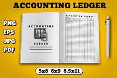 Amazon kdp accounting ledger interior for kindle publisher Product Image 1