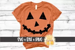 Pumpkin Faces - Halloween Costume SVG PNG DXF Cut Files Product Image 2