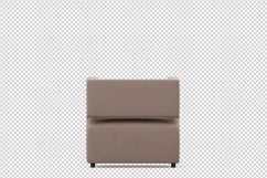 Isometric Arm Chair 3D isolated render Product Image 1