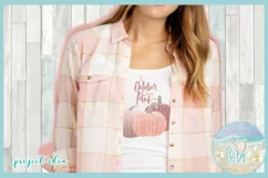 In October I Wear Pink Breast Cancer Pumpkins SVG Product Image 2