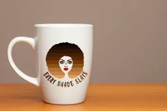 Black Woman SVG Melanin SVG PNG DXF EPS For Cutting Printing Product Image 6