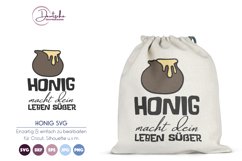 Honig macht dein Leben süßer SVG | Honig SVG Product Image 1