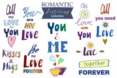 Hand drawn Romantic design kit