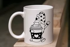Coffee Gnome Svg, Coffee Love Svg, Gnomes Coffee Svg Product Image 5
