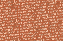 Achieve Fabrics - Bold Tall Serif Font Product Image 12