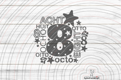 Eight Cutting File SVG DXF Product Image 1