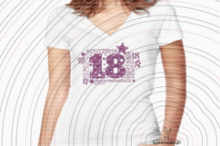 Eighteen Cutting File SVG DXF Product Image 5