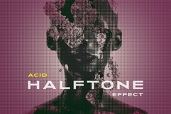Acid Halftone Photo Effect Product Image 1