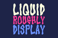 Acidzz Liquid Display Cute Font Product Image 2