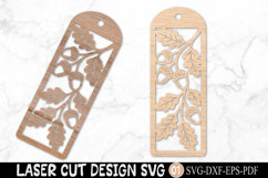 Acorn Bookmark SVG Laser Cut Product Image 2