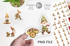 Acorn Gnome Delivery Sticker Product Image 1