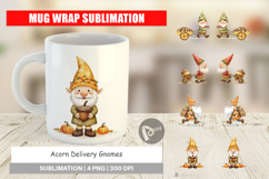Mug Wrap Acorn Gnome Delivery Product Image 1