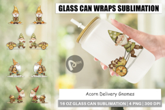 Glass Can Acorn Gnome Delivery Product Image 1