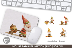Mouse Pad Acorn Gnome Delivery Product Image 1