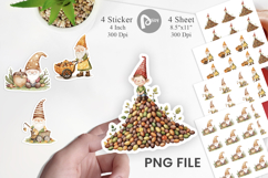Acorn Gnome Delivery Sticker Product Image 1