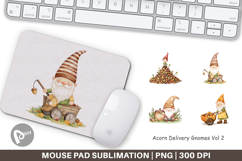 Mouse Pad Acorn Gnome Delivery Product Image 1
