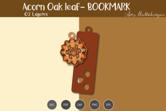 Acorn &amp; Oak Leaf bookmark Product Image 3