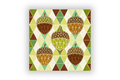 acorn seamless pattern, digital paper autumn, rich brown background, olive green design, woodland harvest theme, fall decor wallpaper, seasonal nut pattern, rustic charm design, november earthy tones, forest floor texture, organic nature collection, boho 