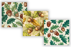 acorn seamless pattern, digital paper autumn, rich brown background, olive green design, woodland harvest theme, fall decor wallpaper, seasonal nut pattern, rustic charm design, november earthy tones, forest floor texture, organic nature collection, boho 