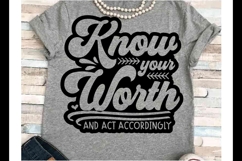 Sarcasm SVG DXF JPEG Silhouette Cameo Cricut know your worth Product Image 1