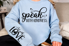 Act with love Sleeve Svg Design Product Image 2