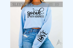 Act with love Sleeve Svg Design Product Image 1